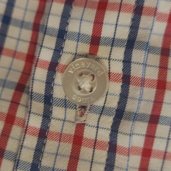 Vineyard Vines Mens Long Sleeve Button-Down Slim Fit Whale Shirt Size Large - Picture 7 of 11